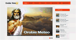 Desktop Screenshot of orobiemeteo.com